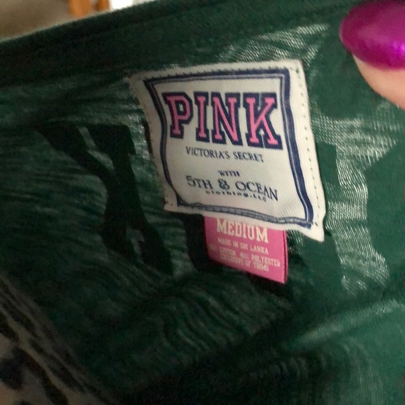 MSU crop tee shirt by Pink - Picture 4 of 4